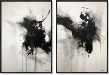 Набор из двух постеров на холсте The passion of Polo 75X105 / 75X105 CM