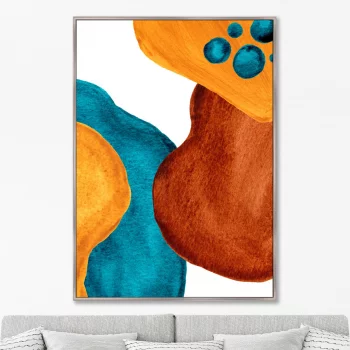 Постер на холсте Forms and colors 75X105 CM