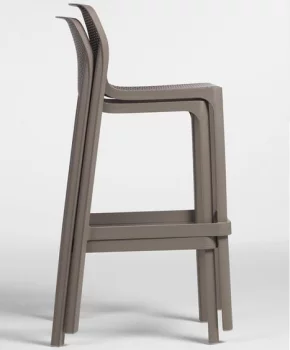 Стул пластиковый барный Net 49X53X102 CM