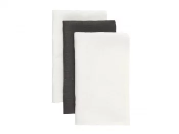 Набор льняных полотенец White-Grey 40X70 CM