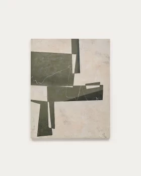 Абстрактный зелёный холст Fida 118X94 CM
