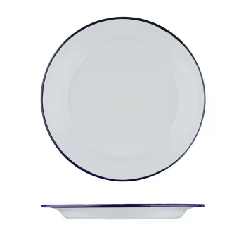 Тарелка d 26 см h2,3 см Blue Rim эмалированая сталь SUNNEX [1]