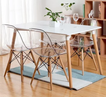 Стул Eames 47X55X81 CM прозрачный