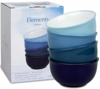 Набор из четырёх чаш Elements Ocean 14X14X7 CM