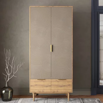 Шкаф двухстворчатый Line 90X50X200 CM