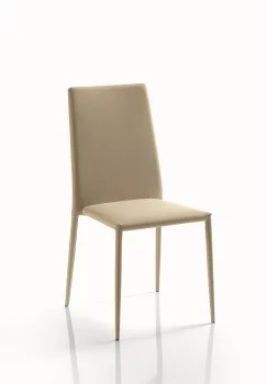Стул MALIK 40.07 TR505 белый, экокожа 47X55X96 CM