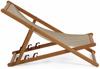 Шезлонг из массива акации Adredna 96X53X68-83 CM
