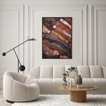 Постер на холсте Stone Color Palette 75X105 CM