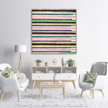 Постер Vintage print of Japanese textile 105X105 CM