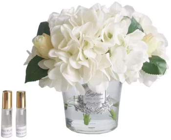 Гортензии с бутонами роз ароматизированные Hydrangeas Rose Buds 17X17X21 CM white