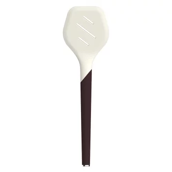 Лопатка с прорезями smartchef, 32 см, бежевая/бордовая