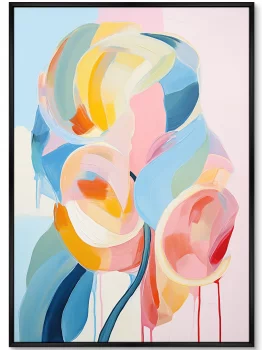 Постер на холсте Flower lollipops 75X105 CM