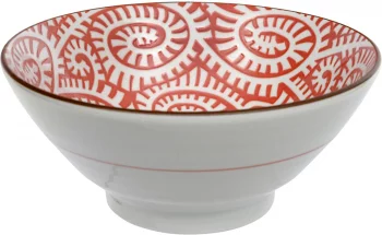 Чаша Karakusa Red Bowl 18x8 CM