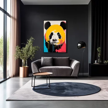Постер на холсте Vibe collection Panda 75X105 CM