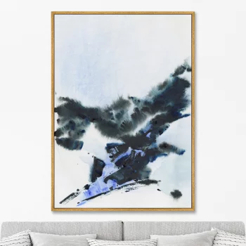 Постер на холсте Above the mountain peaks 75X105 CM