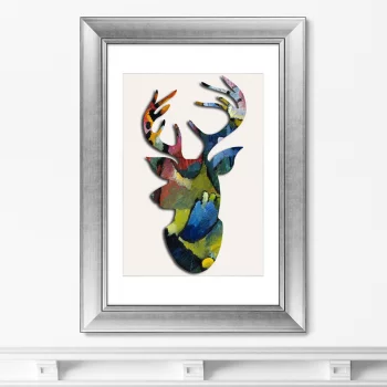 Постер Deer Blue Rider 51X71 CM