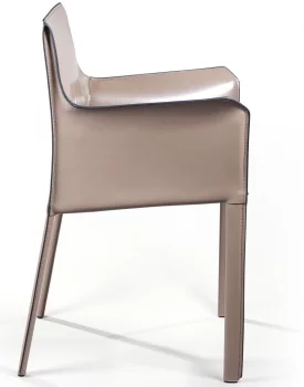 Стул с подлокотниками Barrie 63X52X82 CM капучино