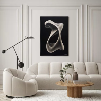 Постер на холсте Streamlined shapes 75X105 CM