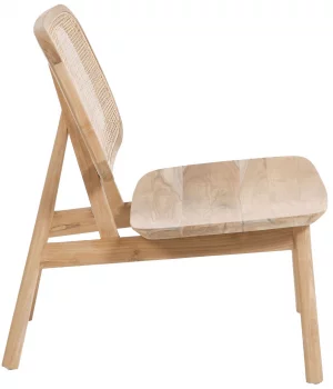 Кресло из тика и ротанга Nadra 62X75X82 CM