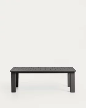 Раздвижной стол Livorno из алюминия графитового цвета 233(350)X100 CM