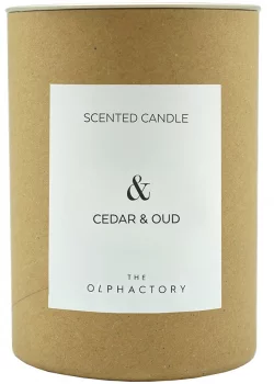Свеча ароматическая The Olphactory Cedar&Oud 40 часов горения