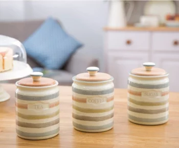 Ёмкость для хранения кофе Classic Collection Striped 10X10X17 CM
