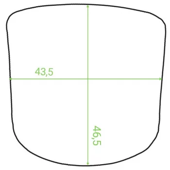 Подушка к стулу Лугано 45X47X3 CM