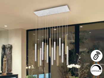 Подвесной светильник Varas 14L белый/золотой DIM 82X25X40 CM