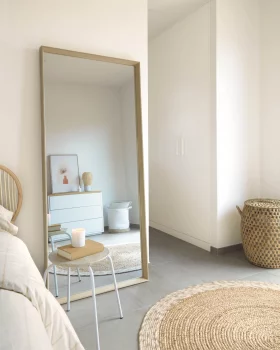 Зеркало Nerina с натуральной отделкой 80X6X180 CM