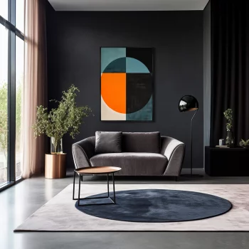 Постер на холсте The focus 75X105 CM