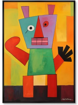 Постер на холсте Happy Creatures 75X105 CM
