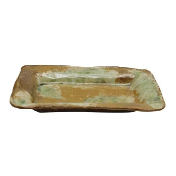 Блюдо прямоугольное 31*21,5 см h4,8 см 600 мл Light Brown Spots Sea Wave Frutti di Mare P.L. [1]