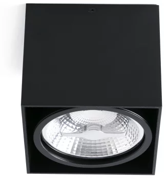 Потолочный светильник Tecto 14X14X12 CM чёрный