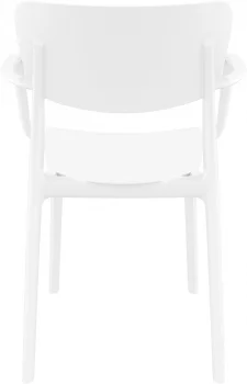 Стул пластиковый Lisa 53X54X82 CM белый