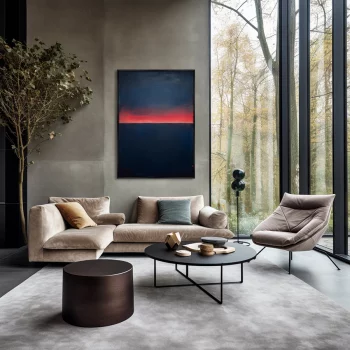 Постер на холсте Discovery of a light 75X105 CM