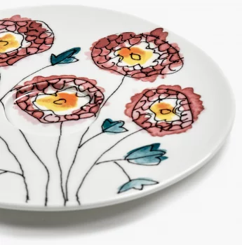 Блюдце Midnight Flowers Ø12 CM