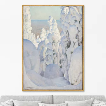 Постер на холсте Winter Landscape Kinahmi 75X105 CM