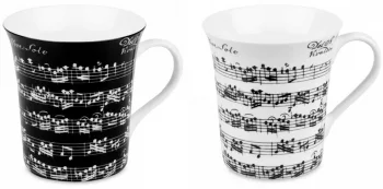 Набор из двух кофейных кружек Vivaldi Libretto 85 ml