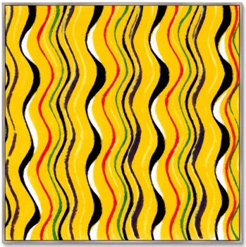 Постер Vintage print of Japanese textile 105X105 CM