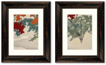 Диптих Maple from Momoyogusa Flowers 41X51 / 41X51 CM