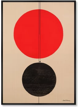 Постер на холсте The force of gravity 75X105 CM