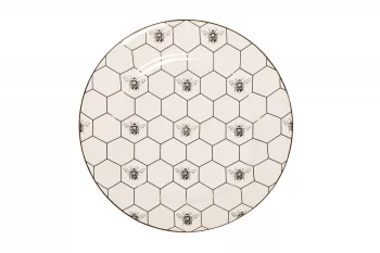 Тарелка обеденная HONEYCOMB пчёлки 26X2 CM