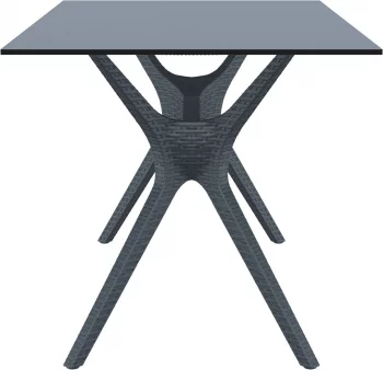 Стол пластиковый Ibiza 140X80X74 CM серый