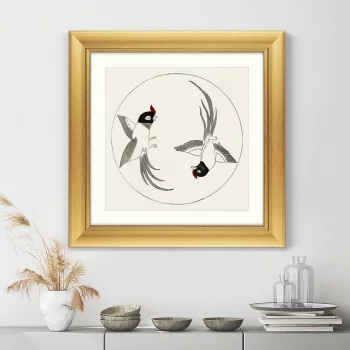 Постер Japanese vintage woodblock print 61X61 CM