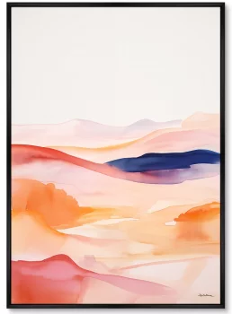 Набор из двух постеров на холсте Spilled ​​Colors 75X105 / 75X105 CM