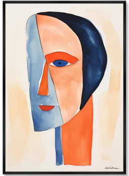 Набор из двух постеров на холсте Swimmers before the race 75X105 / 75X105 CM