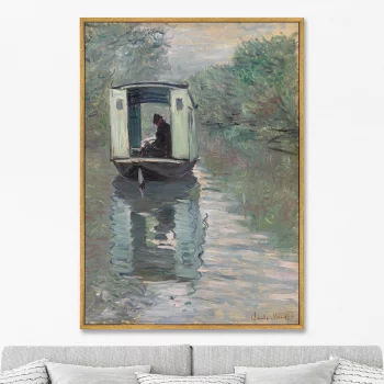 Репродукция картины The Studio Boat 75X105 CM