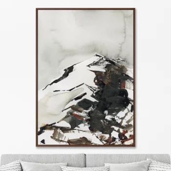 Постер на холсте Snow mountain peak 75X105 CM