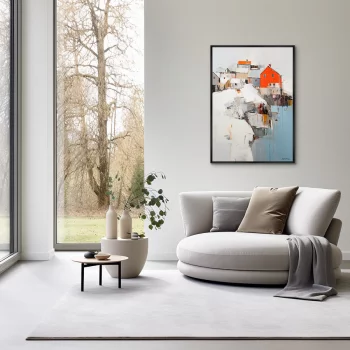 Постер на холсте At the very edge 75X105 CM