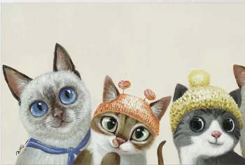 Картина Miau 150X50 CM